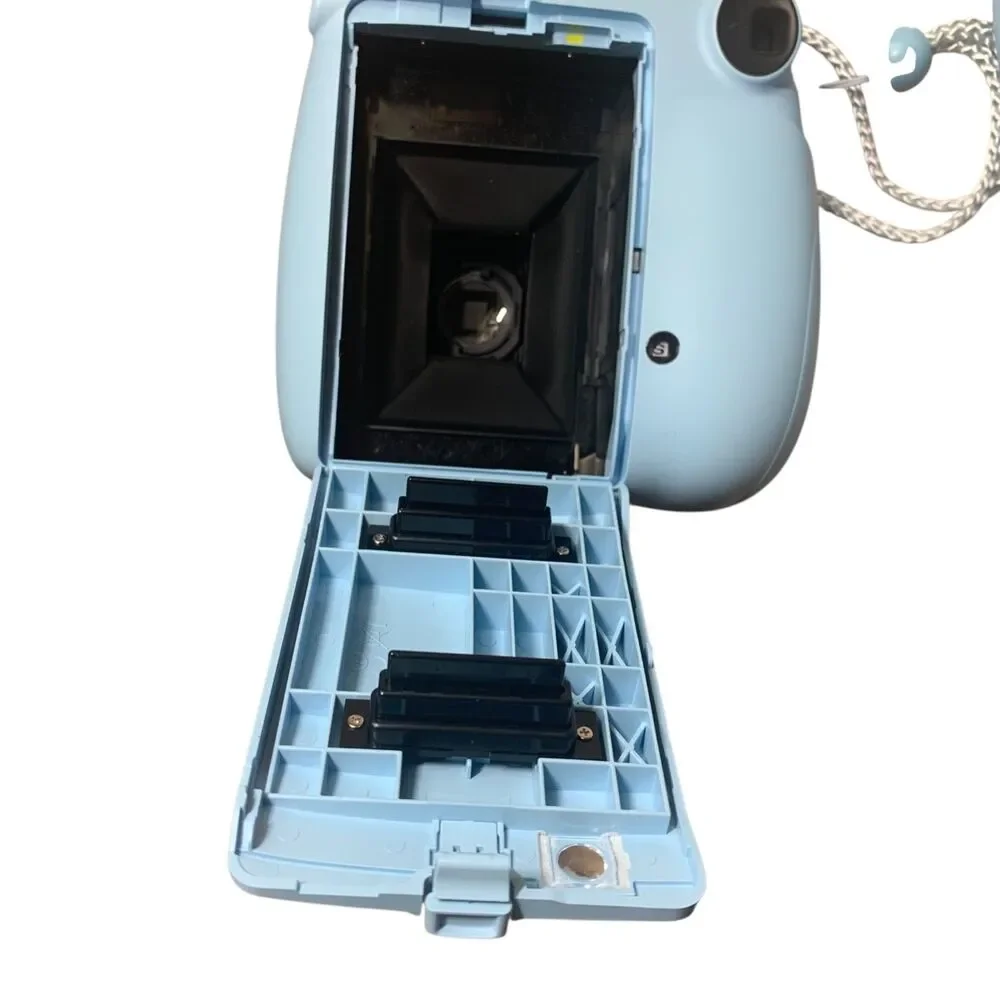 Fujifilm Instax Mini 7+ Instant Camera Case Picture Holder Case And Film Blue
